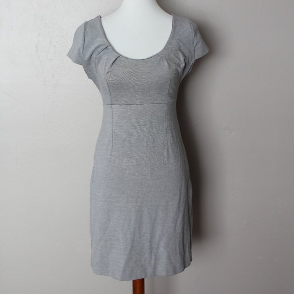 Zara Dresses & Skirts - ZARA Basic M Classic Gray Stretch Body Con Dress